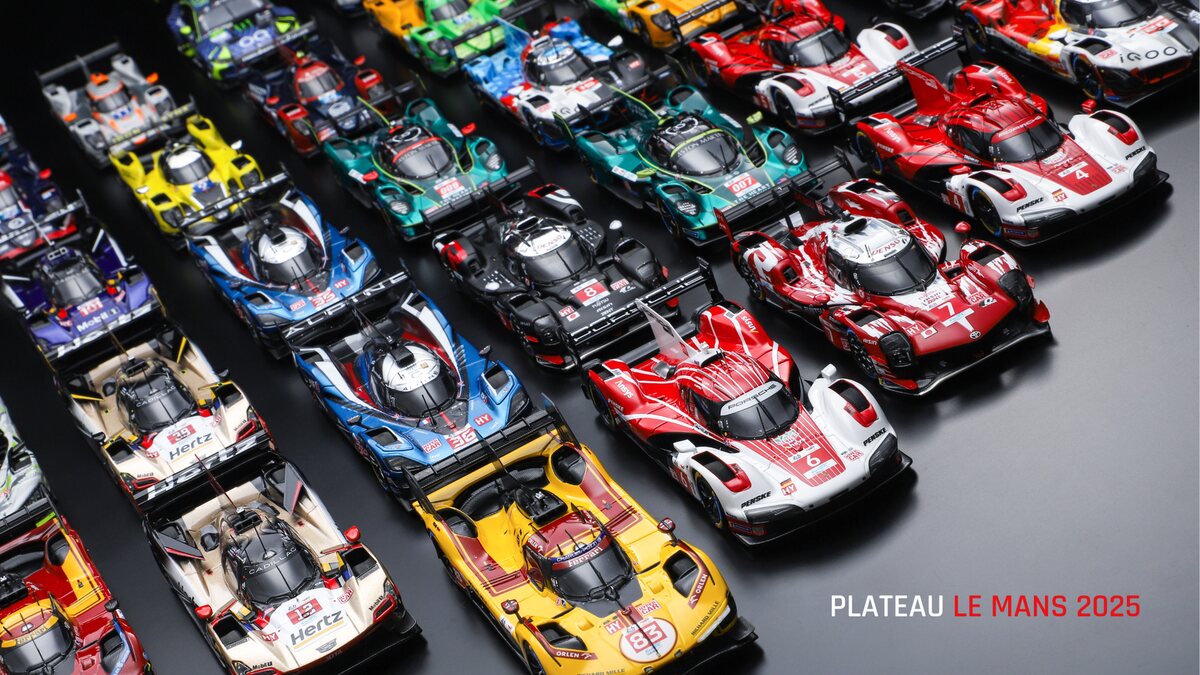Plateau de modèles réduits Le Mans 2025